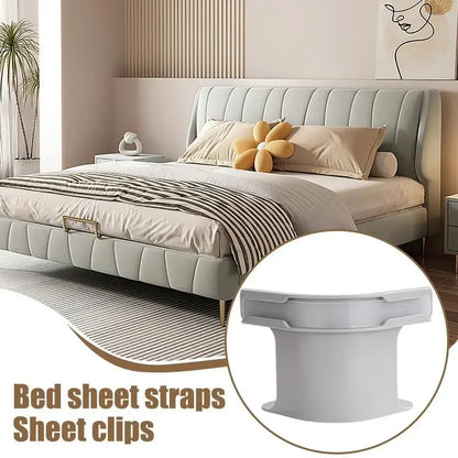 NEW Bed Corner Sheet Grippers Straps Heavy Duty Mattress Straps for All Sheet Sizes, Non-Slip Sheet Holders Secure Bed Sheets