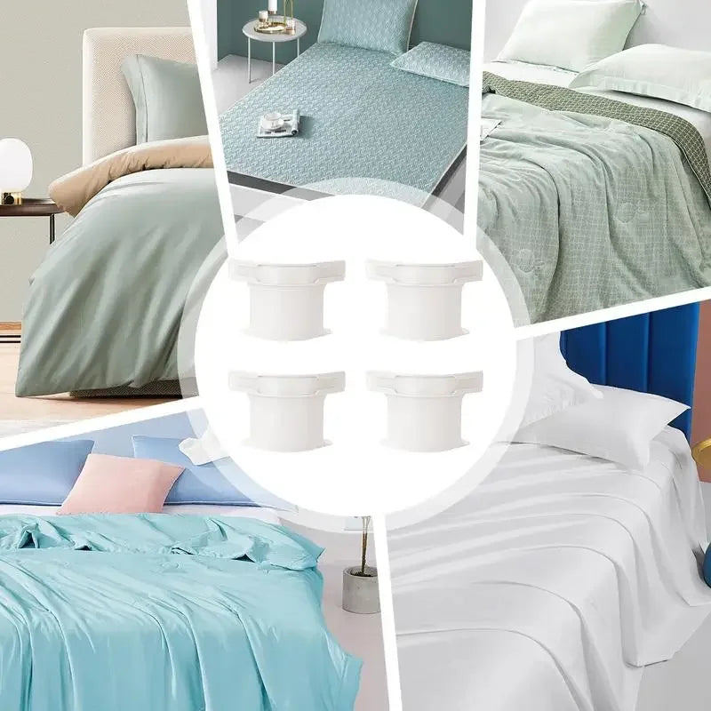 NEW Bed Corner Sheet Grippers Straps Heavy Duty Mattress Straps for All Sheet Sizes, Non-Slip Sheet Holders Secure Bed Sheets