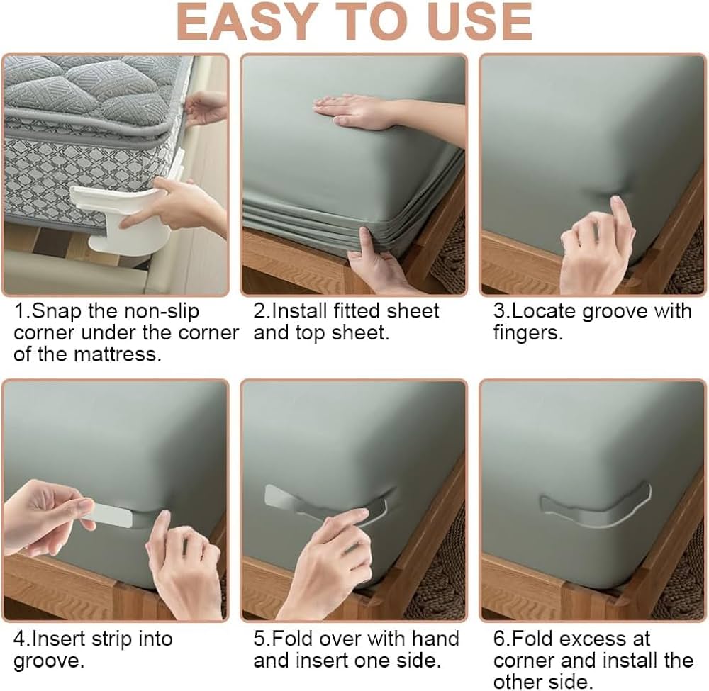 Adjustable Mattress Straps for All Sheet Sizes
